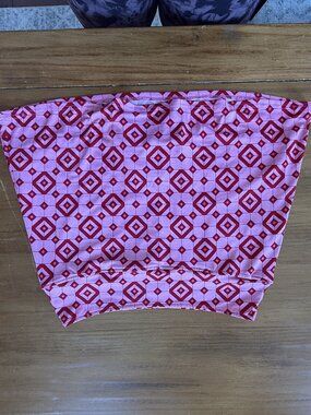 Golftini Pink Geometric Pull-On Golf Skort Size S
